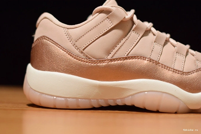 Rep TB Rose Air Jordan GS 11 Gold AH7860-105 Low 0716